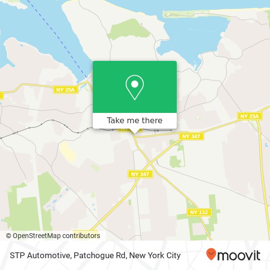 STP Automotive, Patchogue Rd map