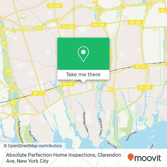 Mapa de Absolute Perfection Home Inspections, Clarendon Ave