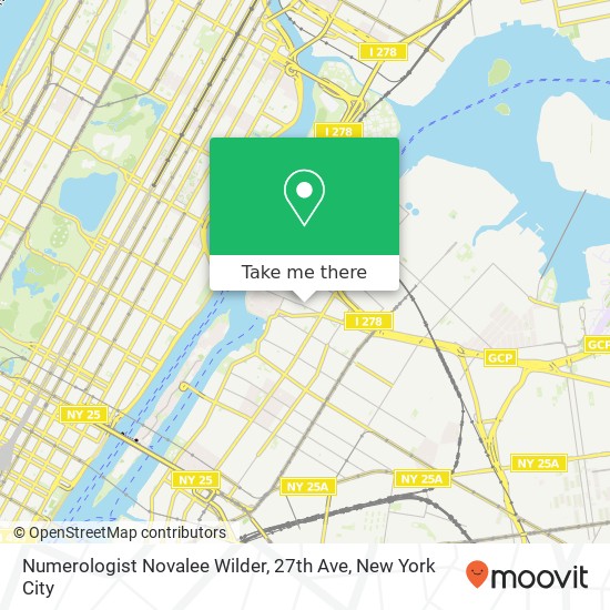 Numerologist Novalee Wilder, 27th Ave map