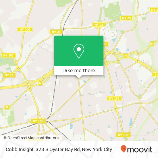 Mapa de Cobb Insight, 323 S Oyster Bay Rd