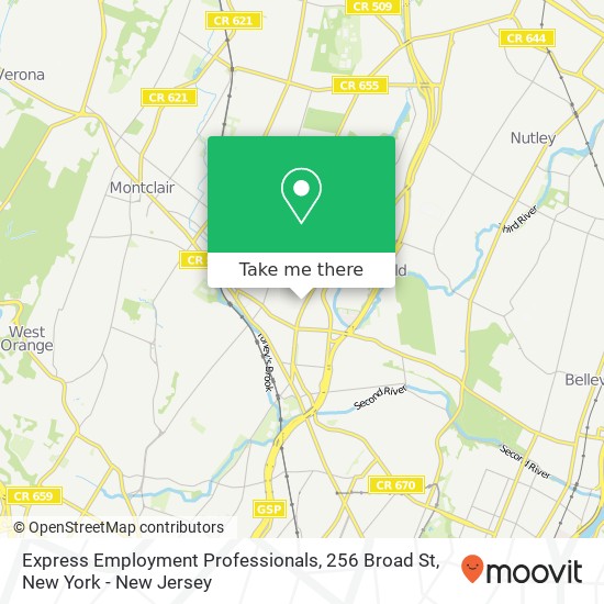 Express Employment Professionals, 256 Broad St map