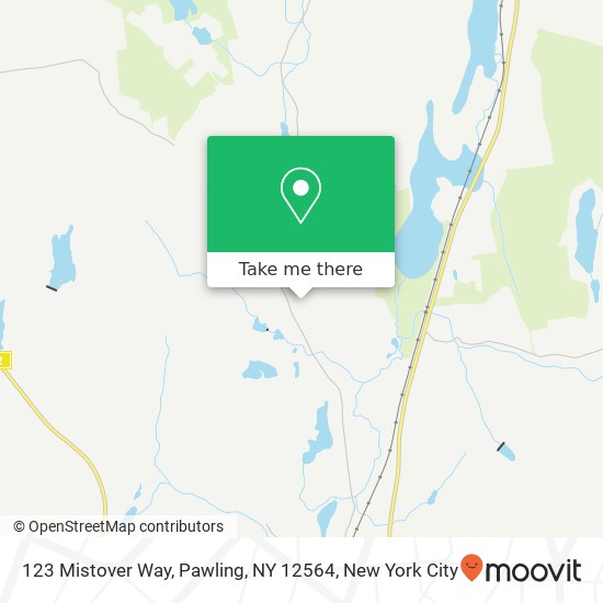 123 Mistover Way, Pawling, NY 12564 map