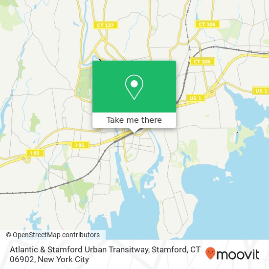 Atlantic & Stamford Urban Transitway, Stamford, CT 06902 map