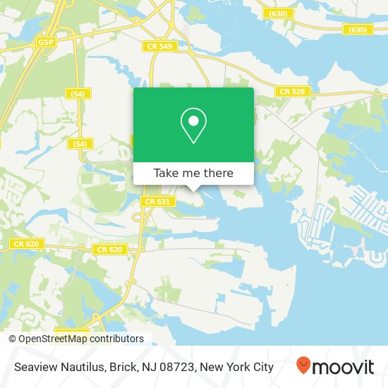 Seaview Nautilus, Brick, NJ 08723 map