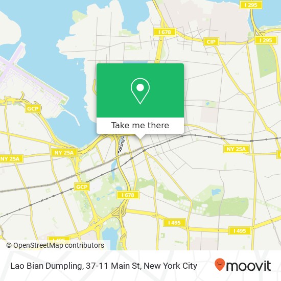 Lao Bian Dumpling, 37-11 Main St map