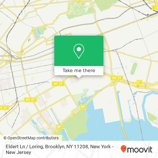 Eldert Ln / Loring, Brooklyn, NY 11208 map