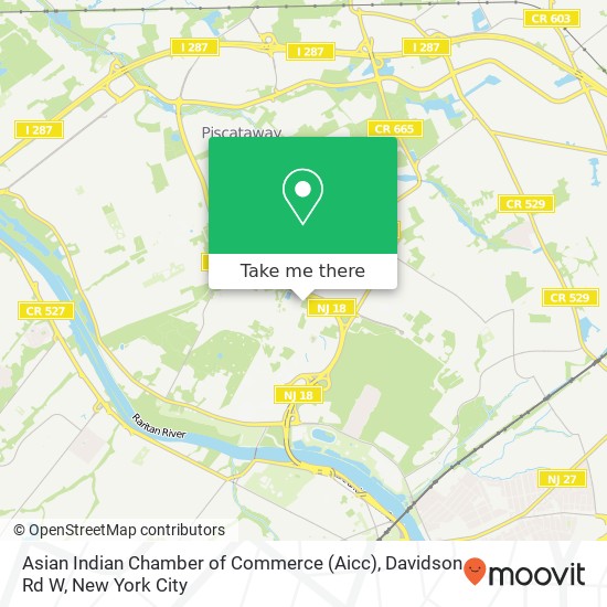 Asian Indian Chamber of Commerce (Aicc), Davidson Rd W map