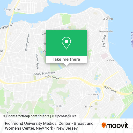 Richmond University Medical Center - Breast and Women's Center map