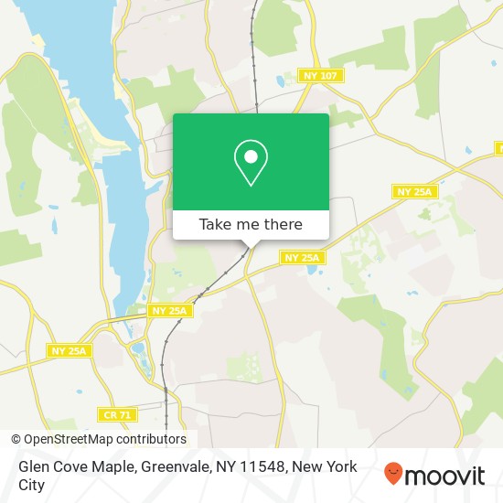 Mapa de Glen Cove Maple, Greenvale, NY 11548