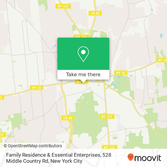 Family Residence & Essential Enterprises, 528 Middle Country Rd map