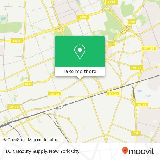 Mapa de DJ's Beauty Supply