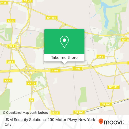 J&M Security Solutions, 200 Motor Pkwy map