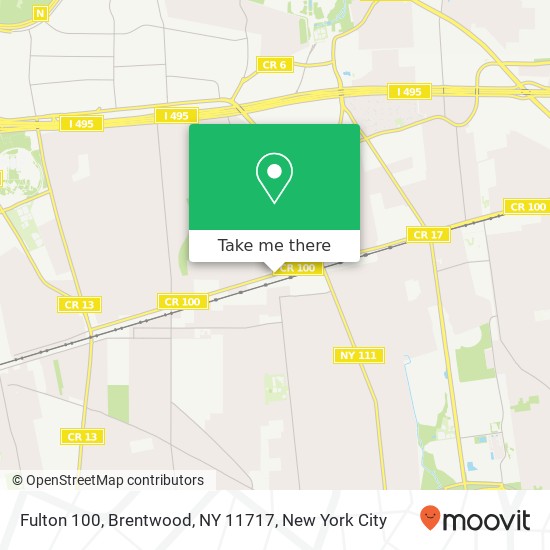 Fulton 100, Brentwood, NY 11717 map