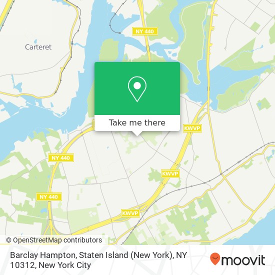 Barclay Hampton, Staten Island (New York), NY 10312 map