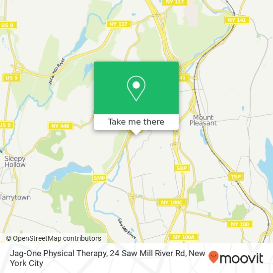 Mapa de Jag-One Physical Therapy, 24 Saw Mill River Rd