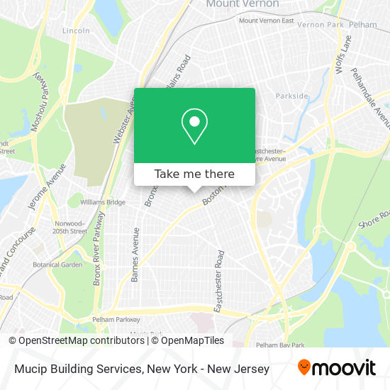 Mucip Building Services map