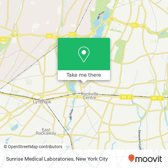 Sunrise Medical Laboratories map