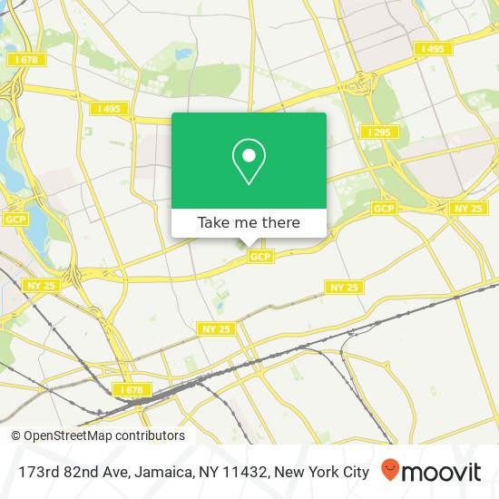 Mapa de 173rd 82nd Ave, Jamaica, NY 11432
