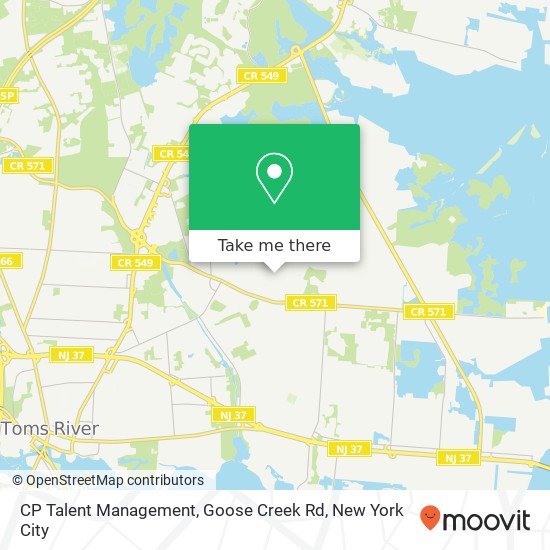 Mapa de CP Talent Management, Goose Creek Rd