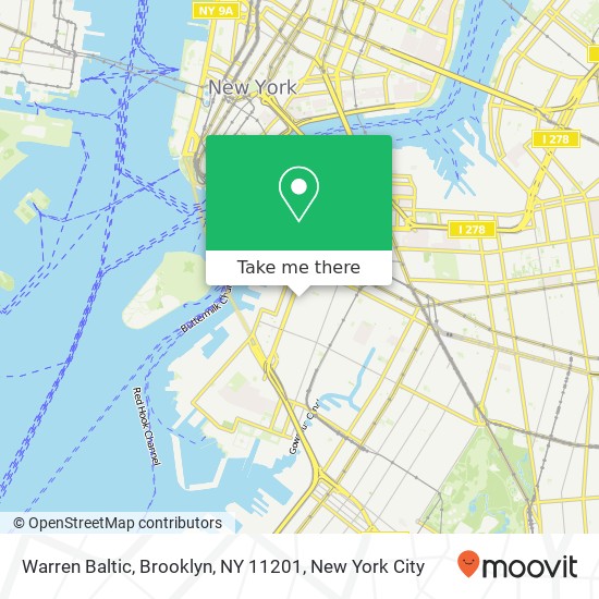 Warren Baltic, Brooklyn, NY 11201 map