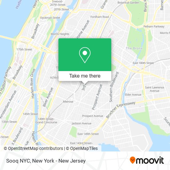 Sooq NYC map