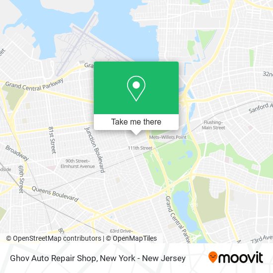 Mapa de Ghov Auto Repair Shop