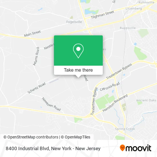 8400 Industrial Blvd map