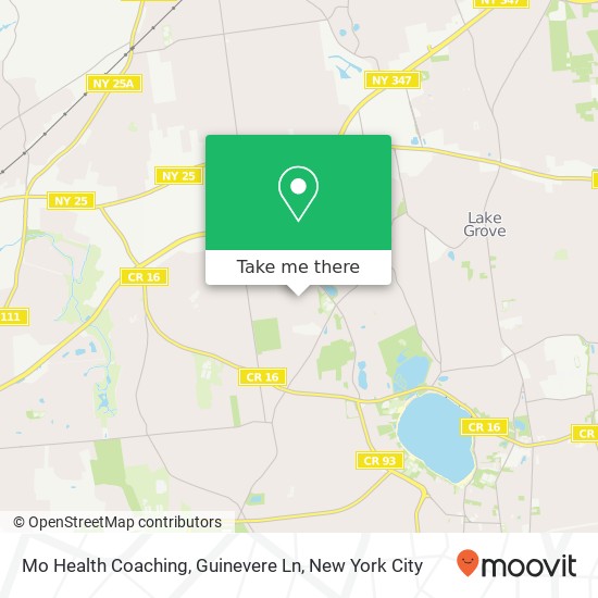 Mo Health Coaching, Guinevere Ln map