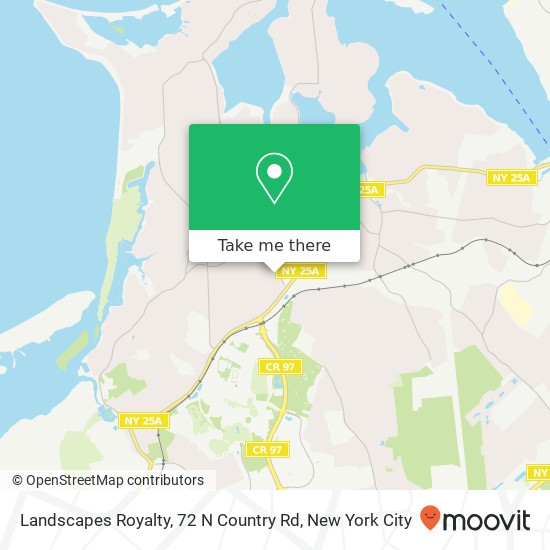 Landscapes Royalty, 72 N Country Rd map