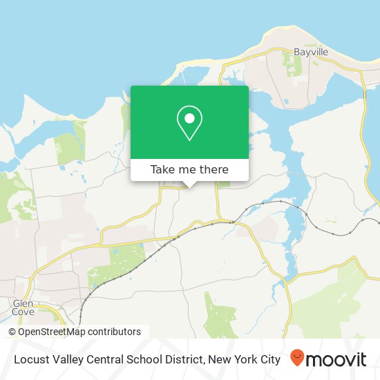 Locust Valley Central School District map