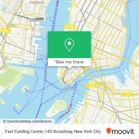 Mapa de Fast Funding Center, 140 Broadway