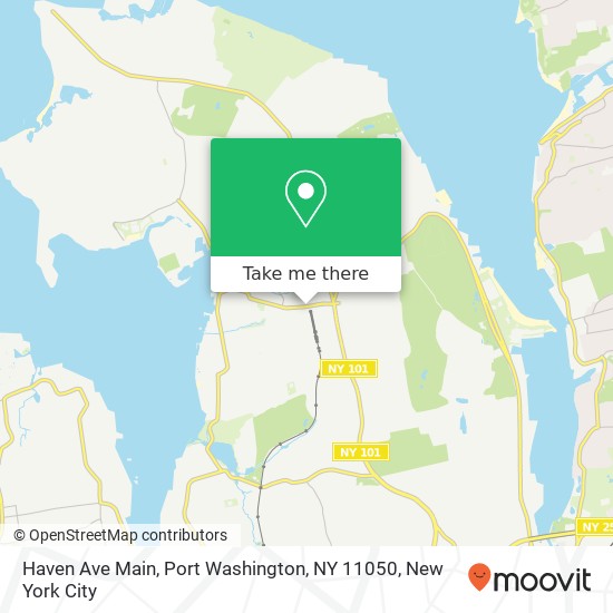 Haven Ave Main, Port Washington, NY 11050 map