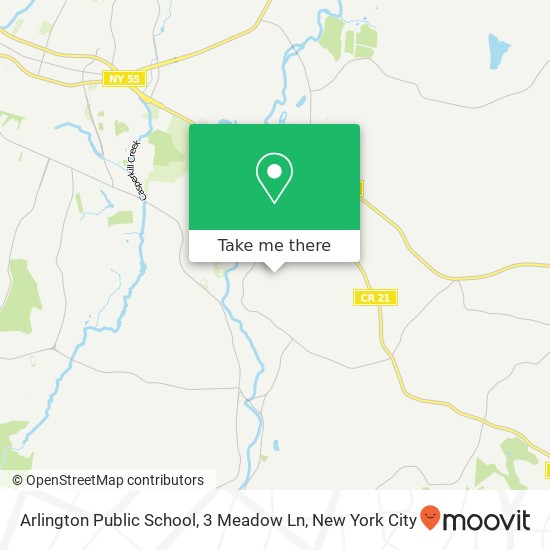 Mapa de Arlington Public School, 3 Meadow Ln