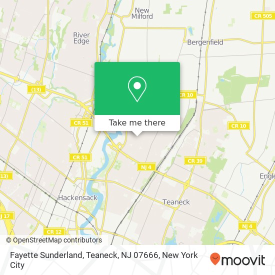 Fayette Sunderland, Teaneck, NJ 07666 map