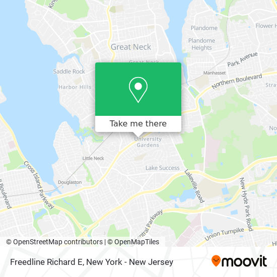 Freedline Richard E map