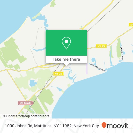 Mapa de 1000 Johns Rd, Mattituck, NY 11952