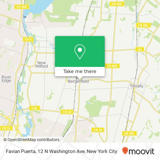 Favian Puerta, 12 N Washington Ave map