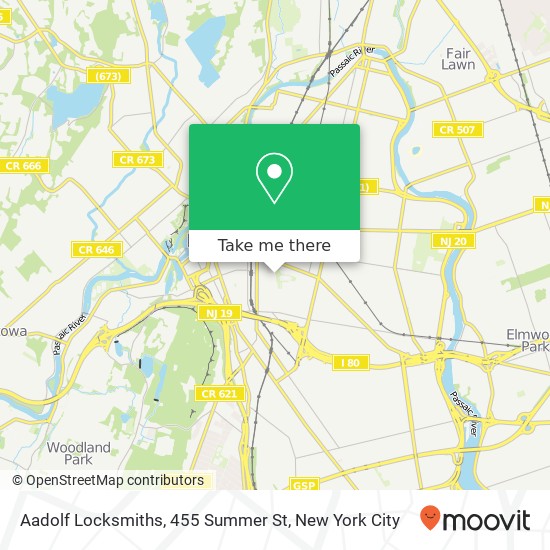 Mapa de Aadolf Locksmiths, 455 Summer St