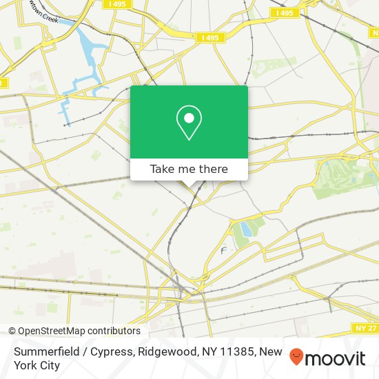 Summerfield / Cypress, Ridgewood, NY 11385 map