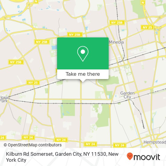 Kilburn Rd Somerset, Garden City, NY 11530 map