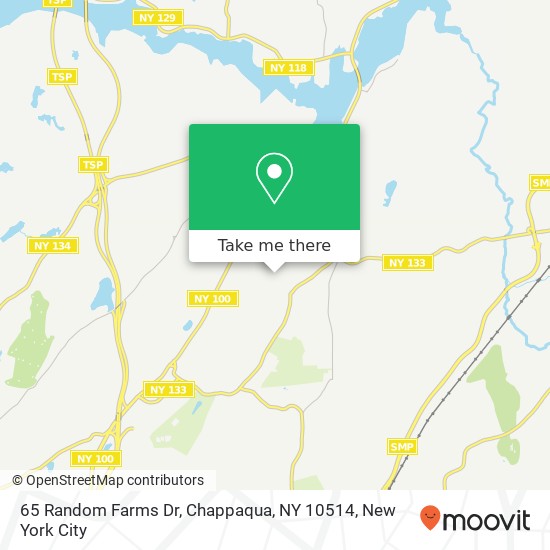 Mapa de 65 Random Farms Dr, Chappaqua, NY 10514