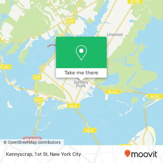 Mapa de Kennyscrap, 1st St