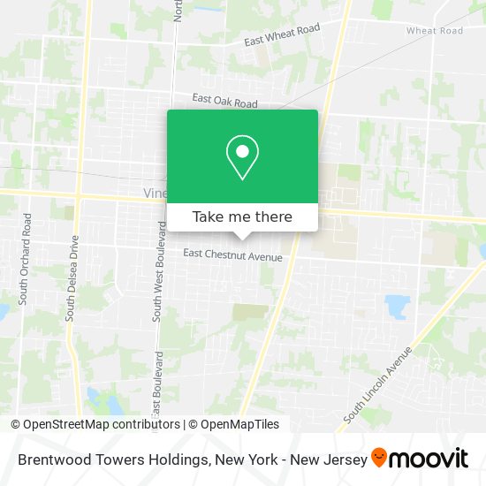 Brentwood Towers Holdings map