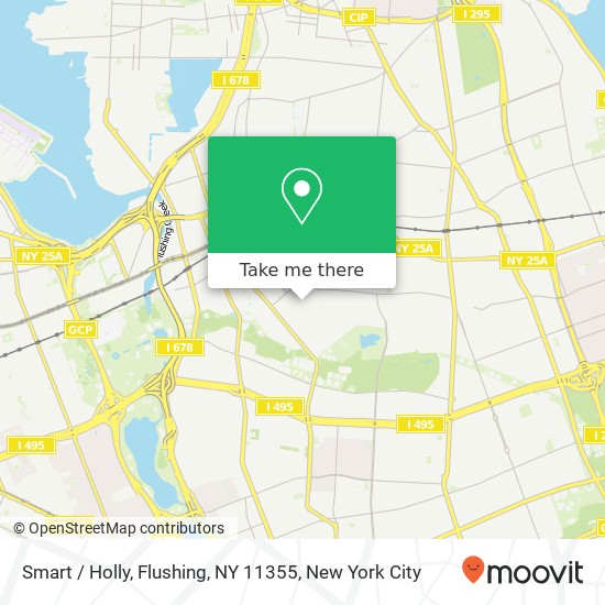 Mapa de Smart / Holly, Flushing, NY 11355