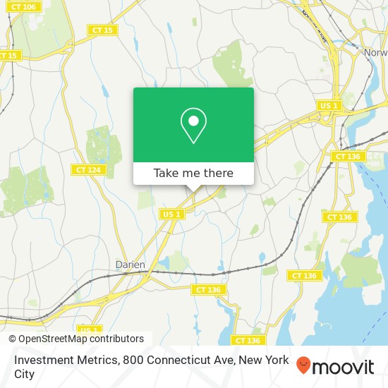 Investment Metrics, 800 Connecticut Ave map