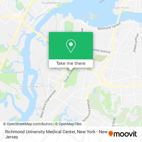 Mapa de Richmond University Medical Center