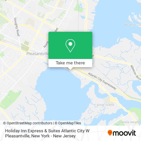 Mapa de Holiday Inn Express & Suites Atlantic City W Pleasantville