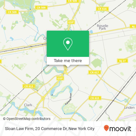 Sloan Law Firm, 20 Commerce Dr map