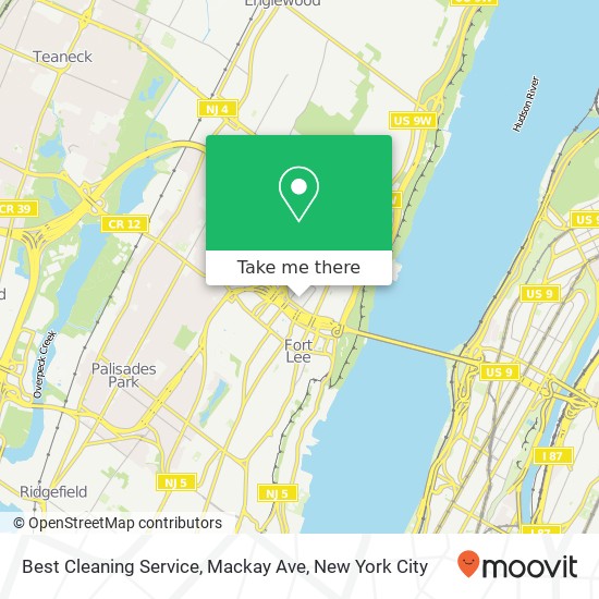 Mapa de Best Cleaning Service, Mackay Ave