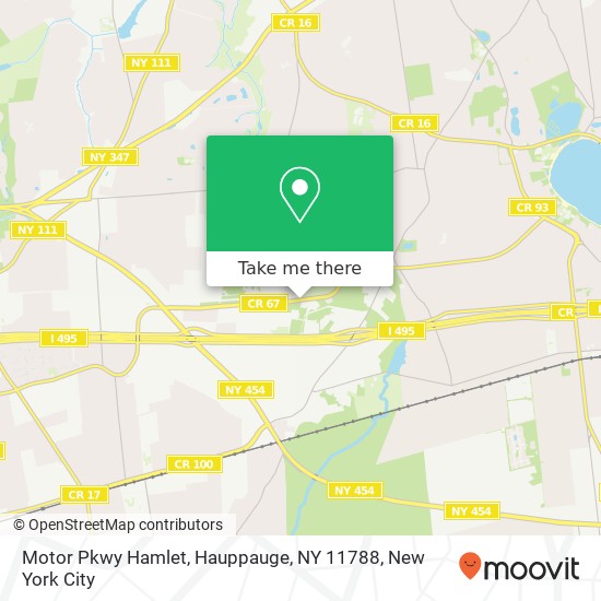 Motor Pkwy Hamlet, Hauppauge, NY 11788 map